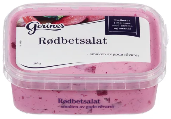 RØDBETSALAT 200G GORINES RØDBETSALAT 200G GORINES