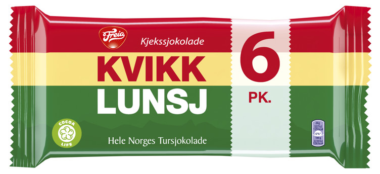 KVIKK LUNSJ 6-PK 282G