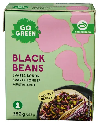 Gogreen Bønner Svarte 380g