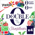 DOUBLE 0 SKOGSBÆR 4X125G YOPLAIT