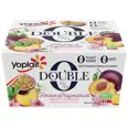 DOUBLE 0 FERSKEN/PASJON 4X125G YOPLAIT