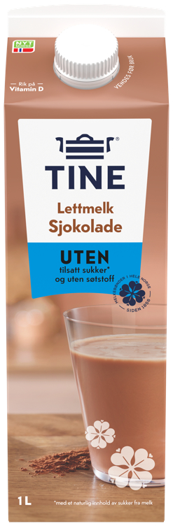 TINE LETTMELK M/SJOKOLADE 1L