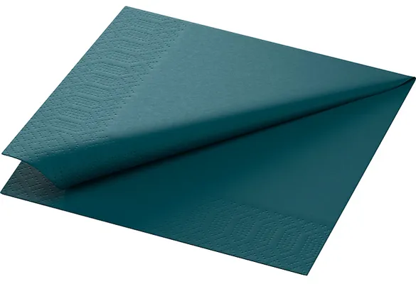 Serviett 3lags 33cm Ocean Teal