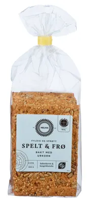 Helios Knekkebrød Spelt & Frø Økologisk 200g
