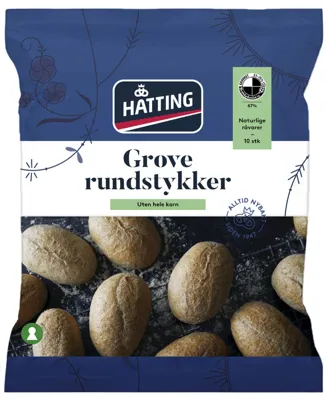 HATTING GROVE RUNDSTYKKER 60GX10STK HATTING GROVE RUNDSTYKKER 60GX10STK
