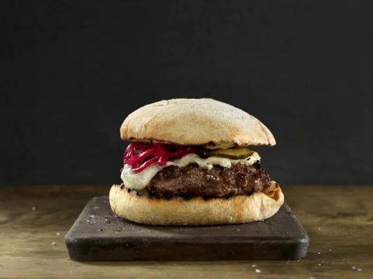 ØKOLOGISK HAMBURGERBRØD 100GX46STK ØKOLOGISK HAMBURGERBRØD 100GX46STK