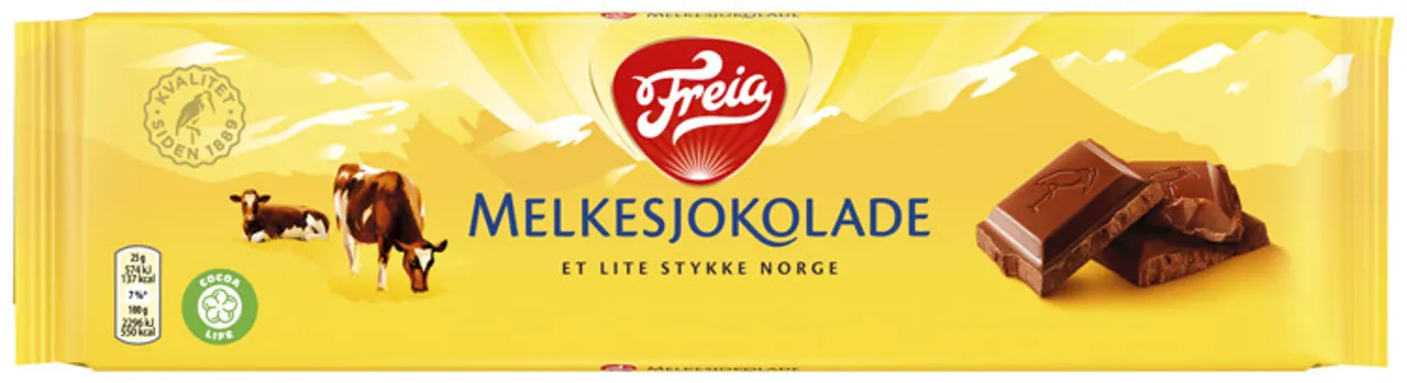 MELKESJOKOLADE 200G FREIA