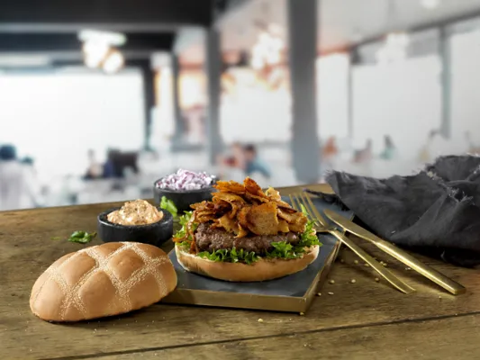 Hamburgerbrød Buffalo 90gx48stk Hatting