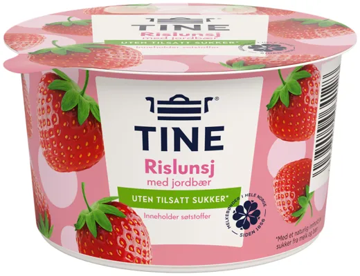 RISLUNSJ JORDBÆR UTEN 150G TINE RISLUNSJ JORDBÆR UTEN 150G TINE