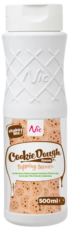 NIC TOPPING COOKIE DOUGH SAUS, 0,5 L NIC TOPPING COOKIE DOUGH SAUS, 0,5 L