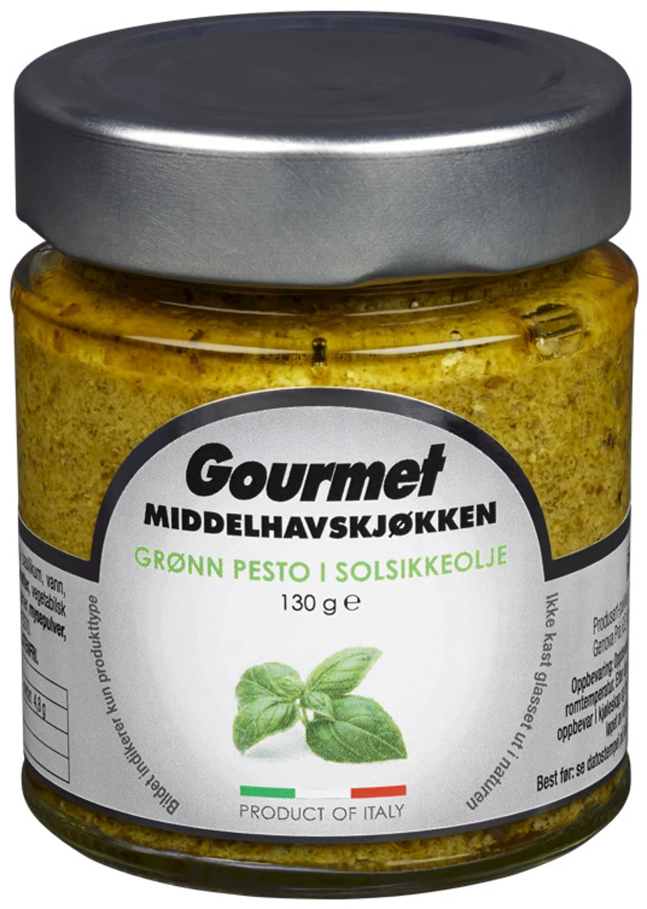 PESTO GRØNN GENOVESE GOURMET 130G