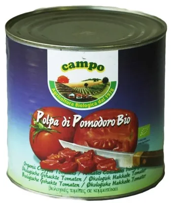 TOMATER HAKKET 2.5KG ØKOLOGISK TOMATER HAKKET 2.5KG ØKOLOGISK