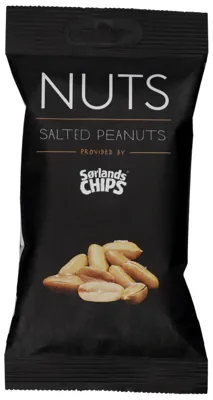 Sørl.Chips Salted Peanuts 28x90g