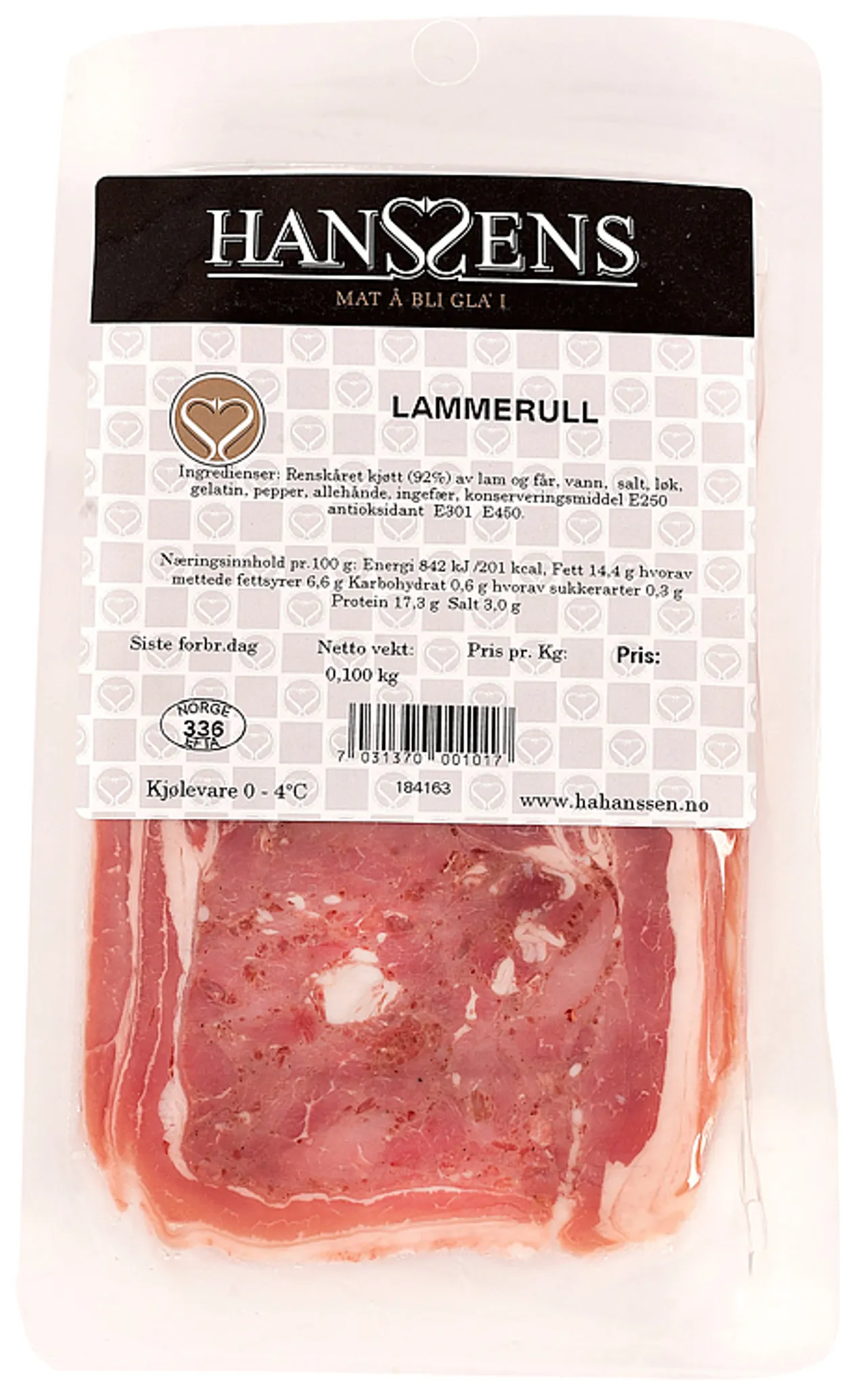 LAMMERULL SK 100G HANSSENS