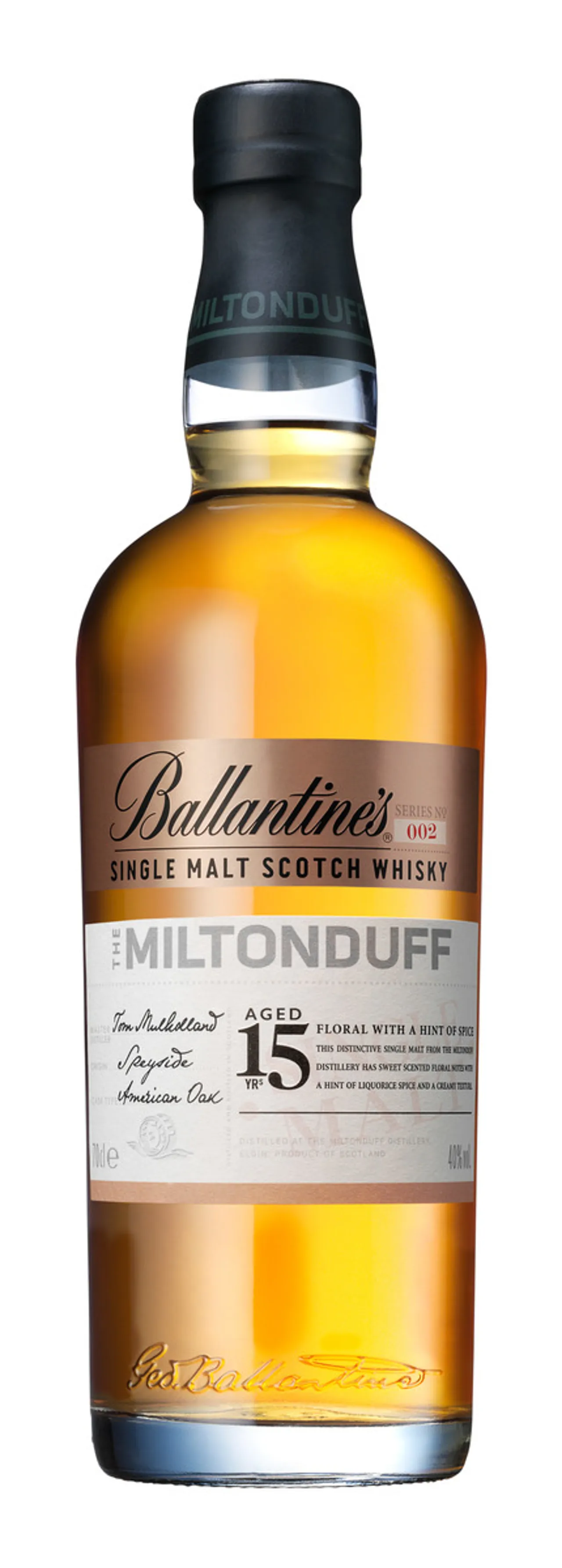 MILTONDUFF 15 Y.O 40% 70CL