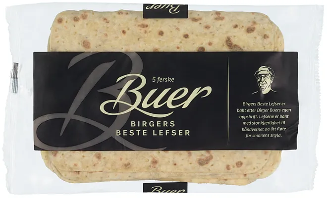 Birgers Beste Lefser 5stk 200g Buer