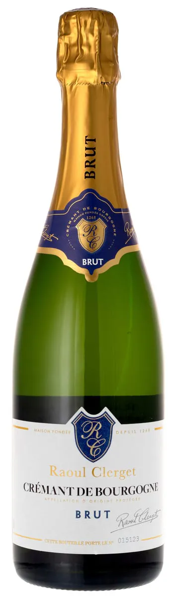CLERGET CRÉMANT BOURGOGNE 11,5% 75CL CLERGET CRÉMANT BOURGOGNE 11,5% 75CL