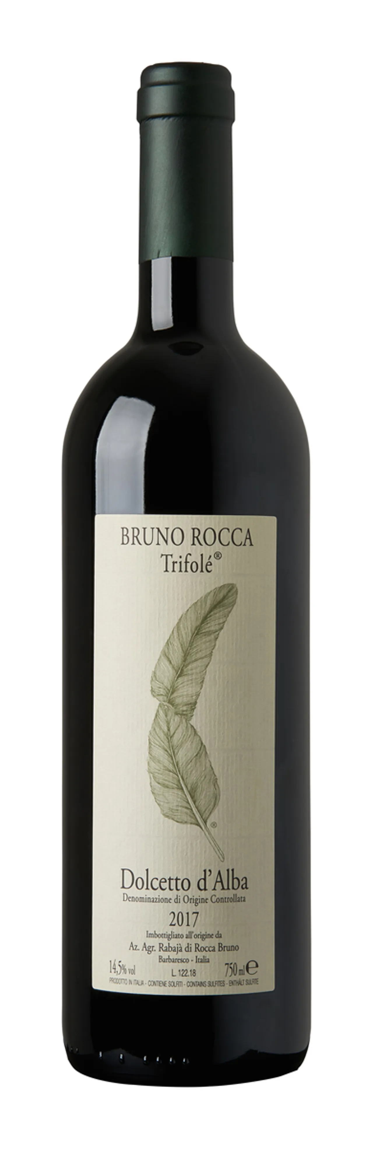 BRUNO ROCCA DOLCETTO D´ALBA TRIFOLÉ 13% 75CL