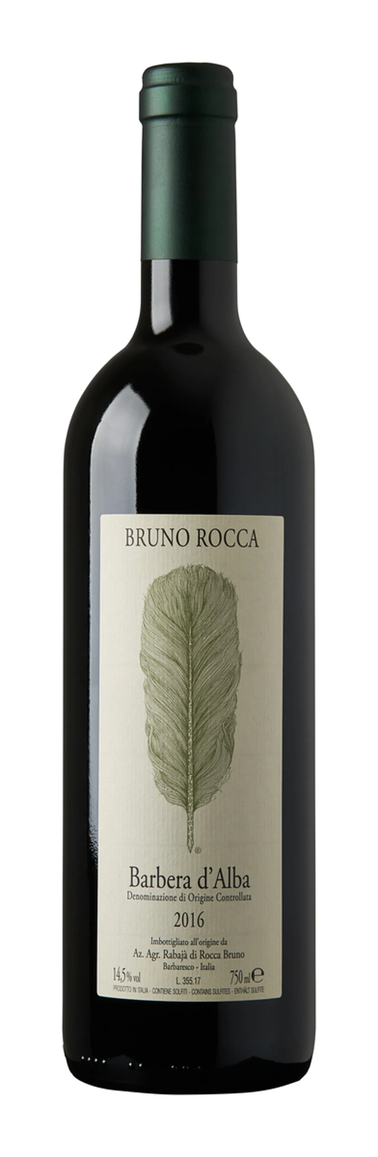 BRUNO ROCCA BARBERA D´ALBA 15% 75CL