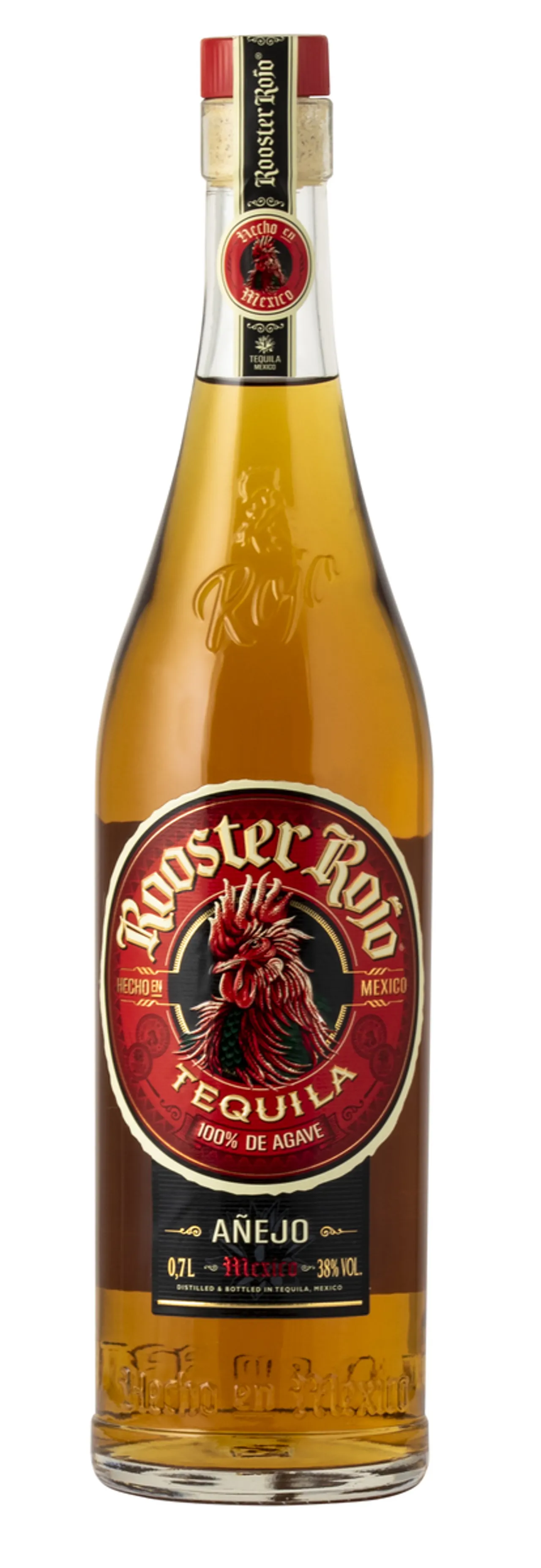ROOSTER ROJO ANEJO 38% 70CL