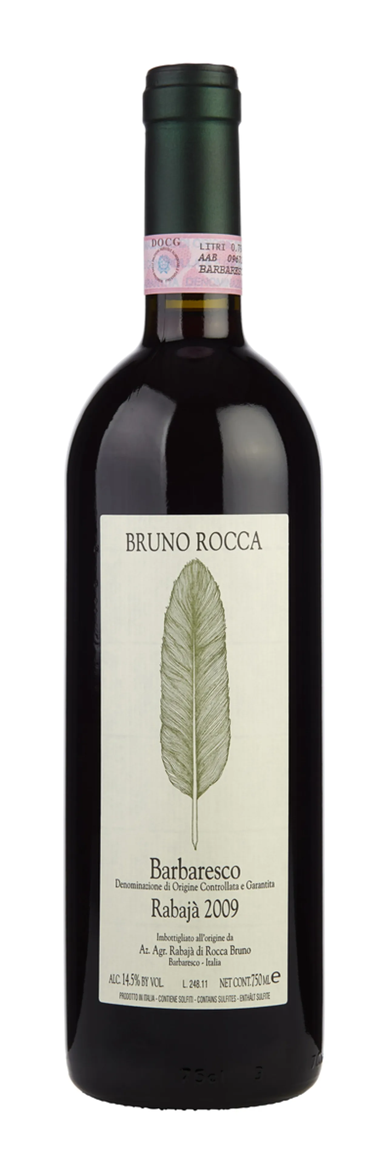 BRUNO ROCCA BARBARESCO RABAJÁ 2015 14,5% 75CL