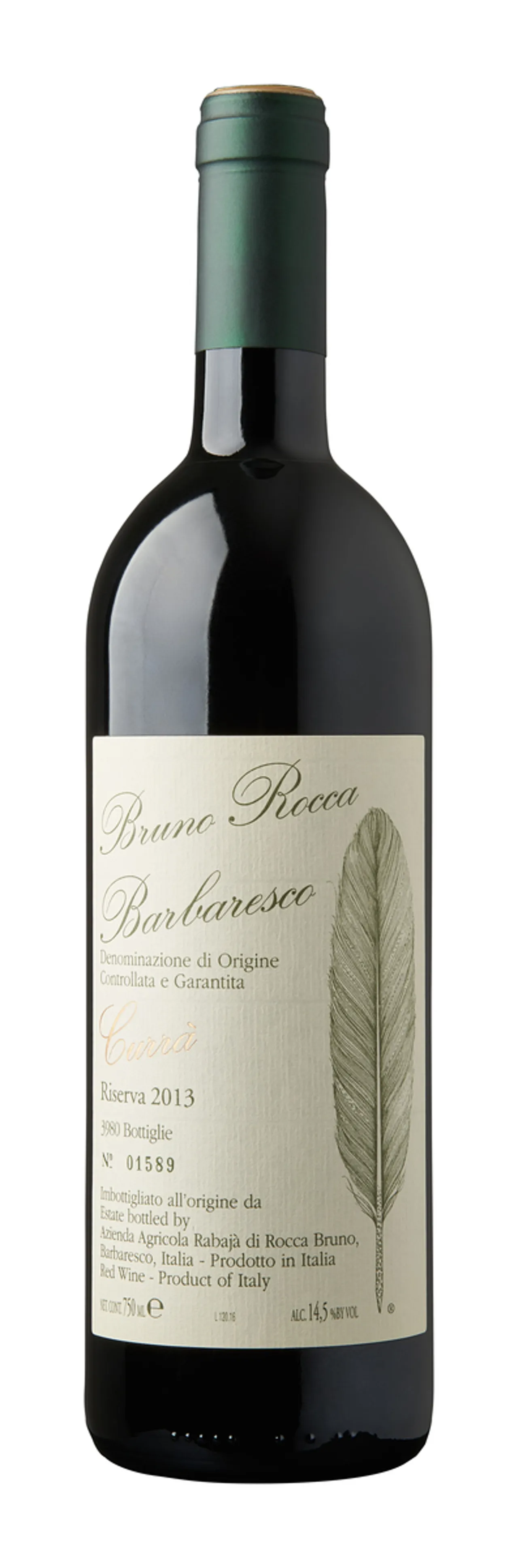 BARBARESCO RISERVA CURRÁ 2013 14,5% 75CL