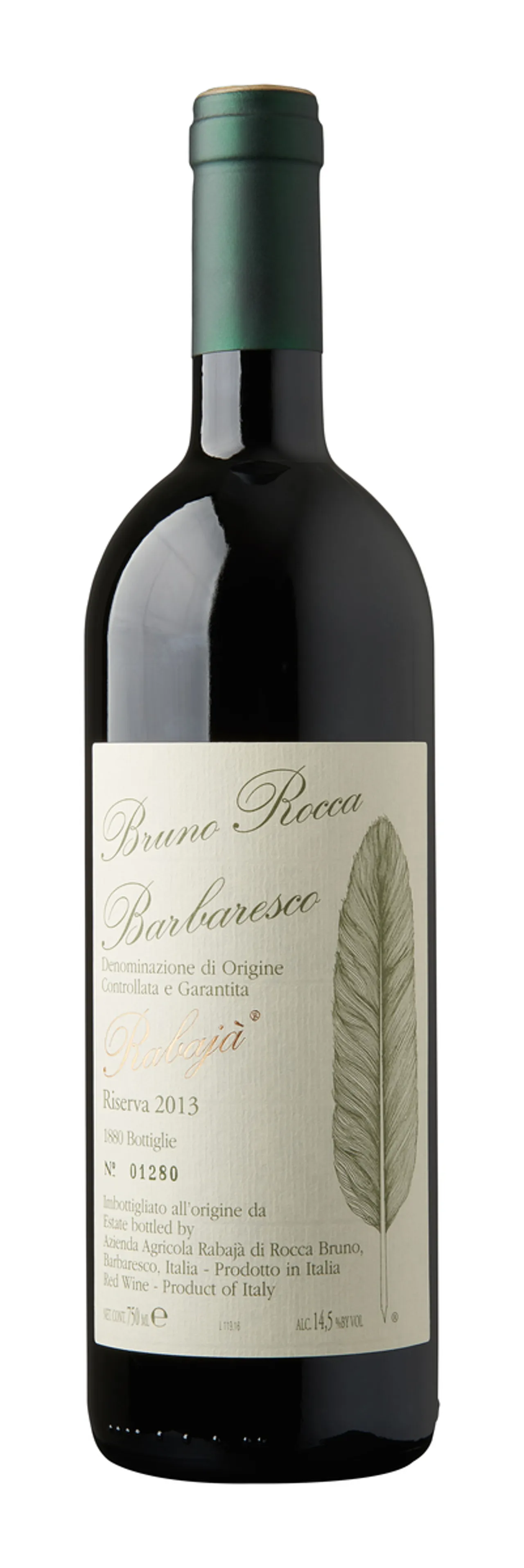 BARBARESCO RISERVA RABAJÁ 2013 14,5% 75CL