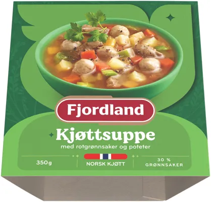 Fjordland Kjøttsuppe I Skål 350g