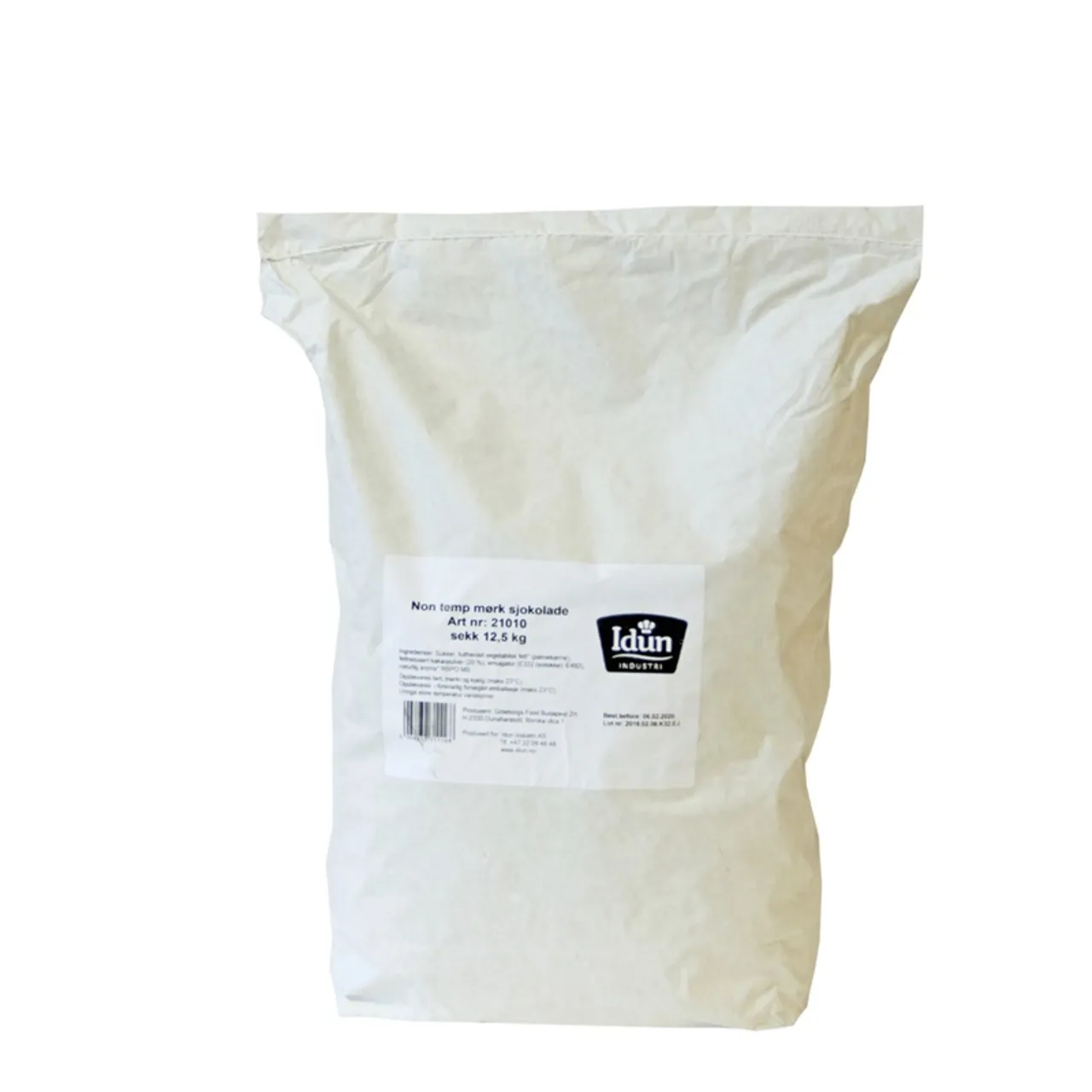 NON TEMP SJOKOLADE MØRK 12.5 KG