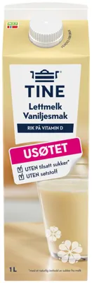 Tine Lettmelk M/Vanilje 1l