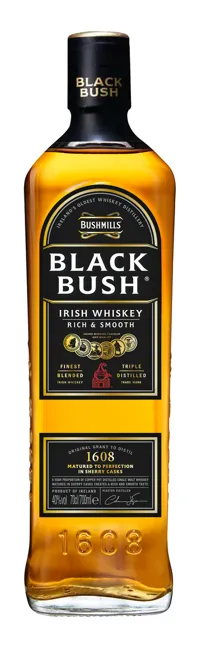 BUSHMILLS BLACK BUSH IRISH WHISKEY 40% 70CL