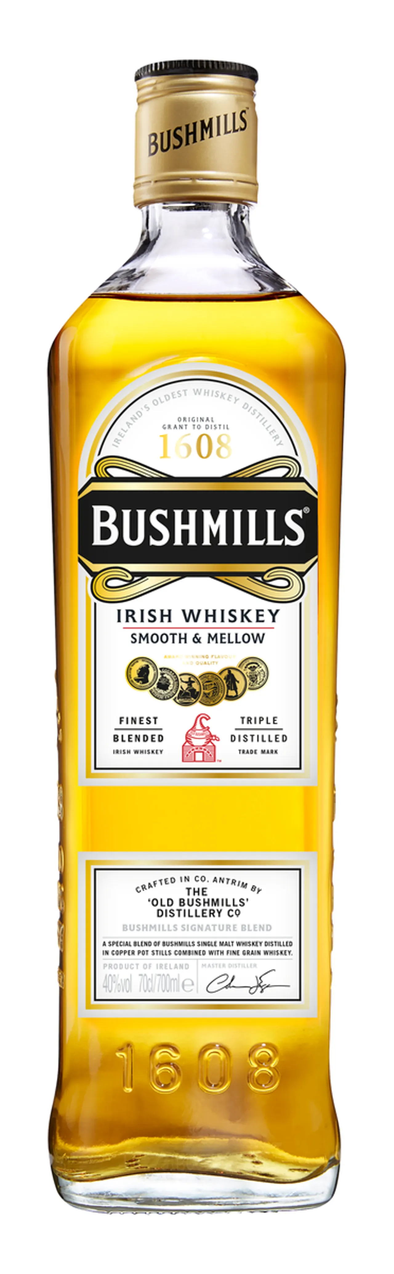 BUSHMILLS ORIGINAL 40% 70CL