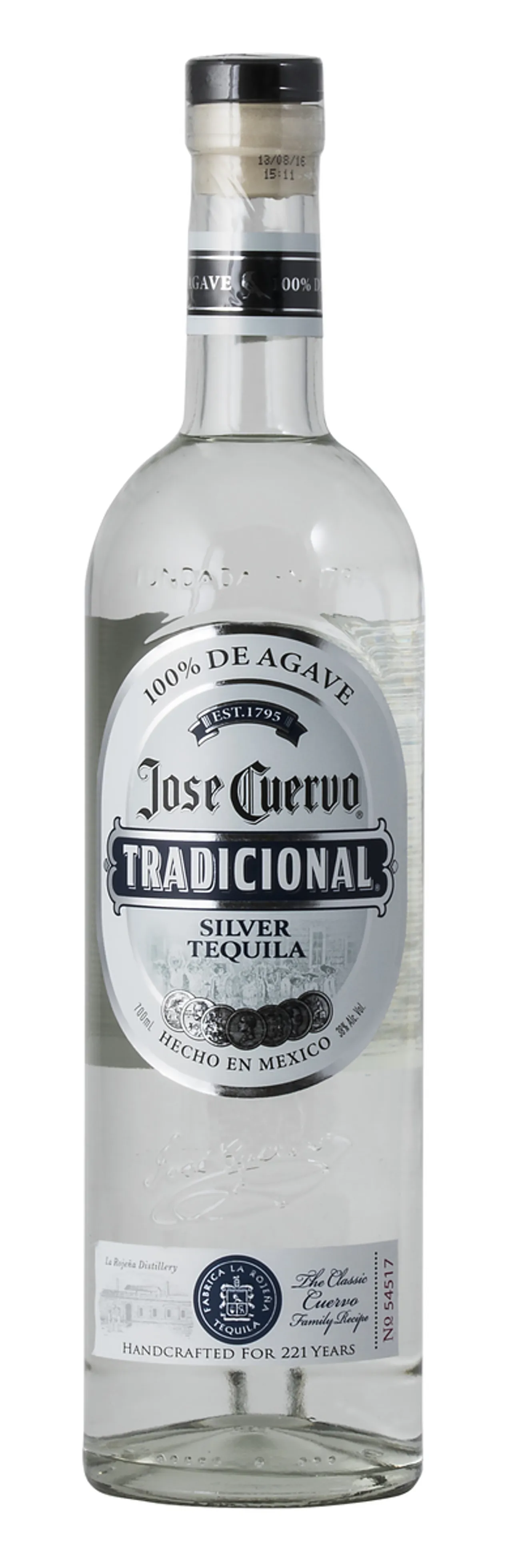 JOSE CUERVO TRADICIONAL SILVER 38% 70CL