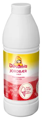 Jordbær Sirup 0.8l Diplom-Is