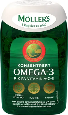 MÖLLER’S DEN ORIGINALE OMEGA-3 112 STK MÖLLER’S DEN ORIGINALE OMEGA-3 112 STK
