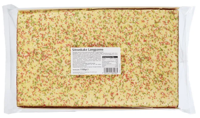 Sitronkake Langpanne 1100 Bakeverket