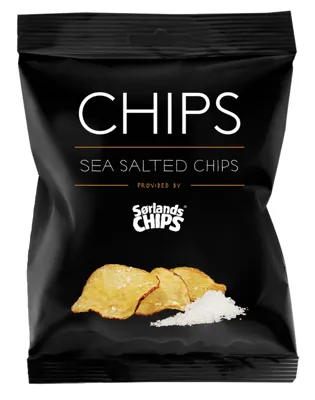 Sørl.Chips Chips Havsalt 30g