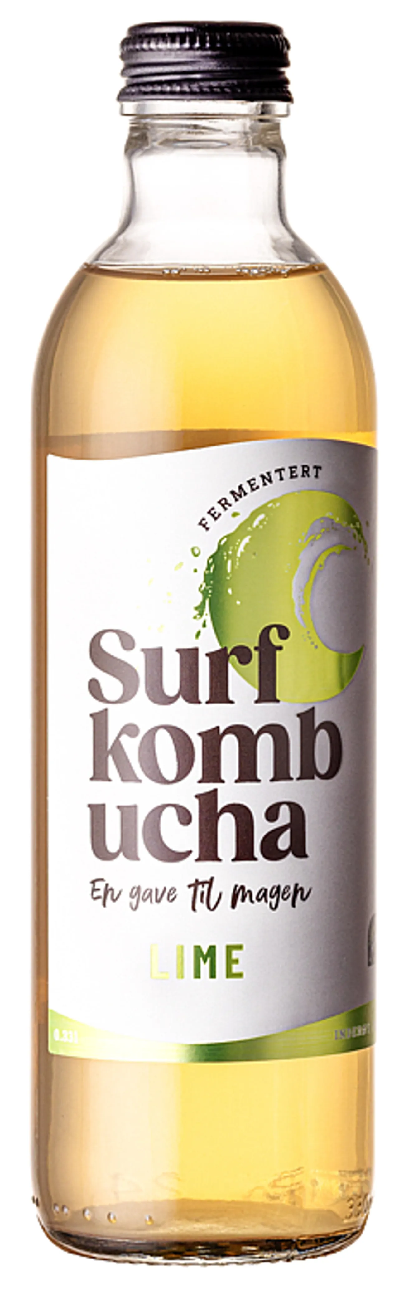 SURF KOMBUCHA LIME 0.33L ØKOLOGISK