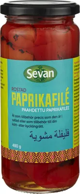 PAPRIKAFILÉ BAKT/GRILLET 480G SEVAN/SLÅTTO PAPRIKAFILÉ BAKT/GRILLET 480G SEVAN/SLÅTTO