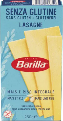Barilla Pasta Lasagne Glutenfri 10x250g