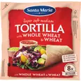 TORTILLA WHOLE WHEAT MEDIUM (8-PACK) 320G SANTA MARIA