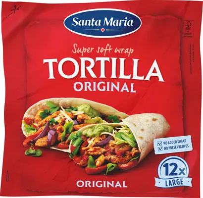 Tortilla Original Large (12-Pack) 742g Santa Maria