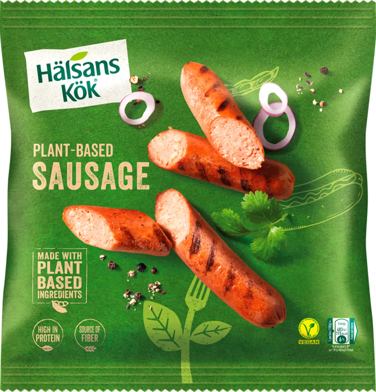 PLANT-BASED SAUSAGE 300G HÄLSANS KÖK