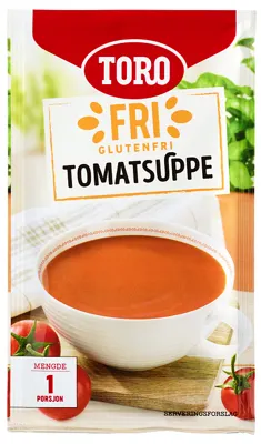 TORO FRI TOMATSUPPE PORSJON GLUTENFRI 20X22G TORO FRI TOMATSUPPE PORSJON GLUTENFRI 20X22G