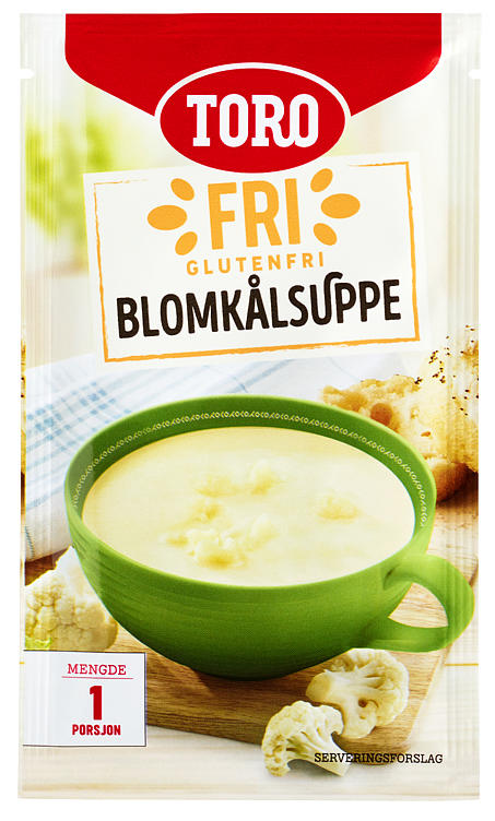 TORO FRI BLOMKÅLSUPPE PORSJON GLUTENFRI 24X20G