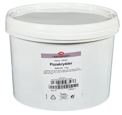 Toro Krydderiet Pizzakrydder 4kg