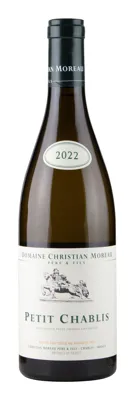 MOREAU PETIT CHABLIS 2023 12,5% 75CL MOREAU PETIT CHABLIS 2023 12,5% 75CL