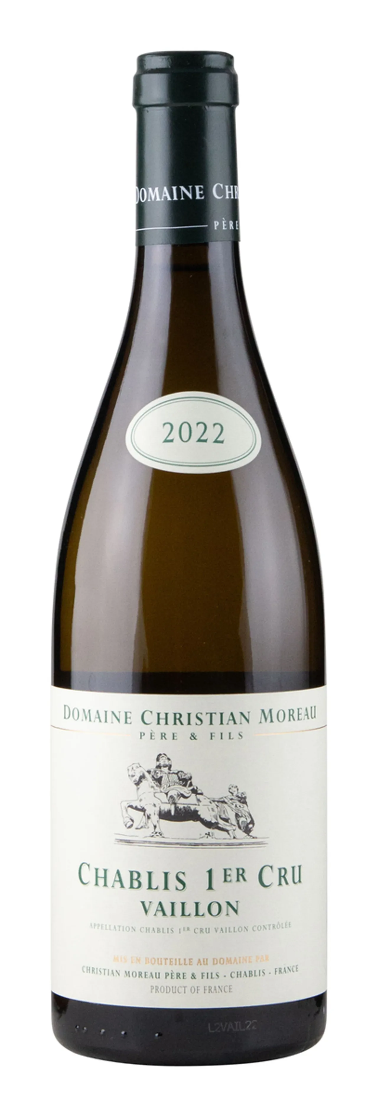 MOREAU CHABLIS 1ER VAILLON 2022 13% 75CL