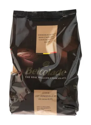 BELCOLADE ORIGINS MELK VENEZUELA 43 % KARTONG 8 X 1 KG BELCOLADE ORIGINS MELK VENEZUELA 43 % KARTONG 8 X 1 KG