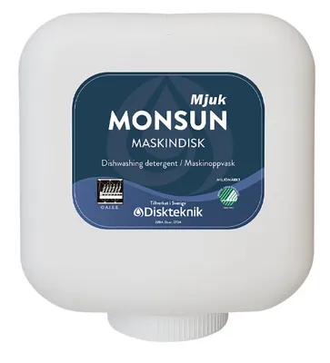 MONSUN MASKINOPPVASKMIDDEL 4,5KG MONSUN MASKINOPPVASKMIDDEL 4,5KG